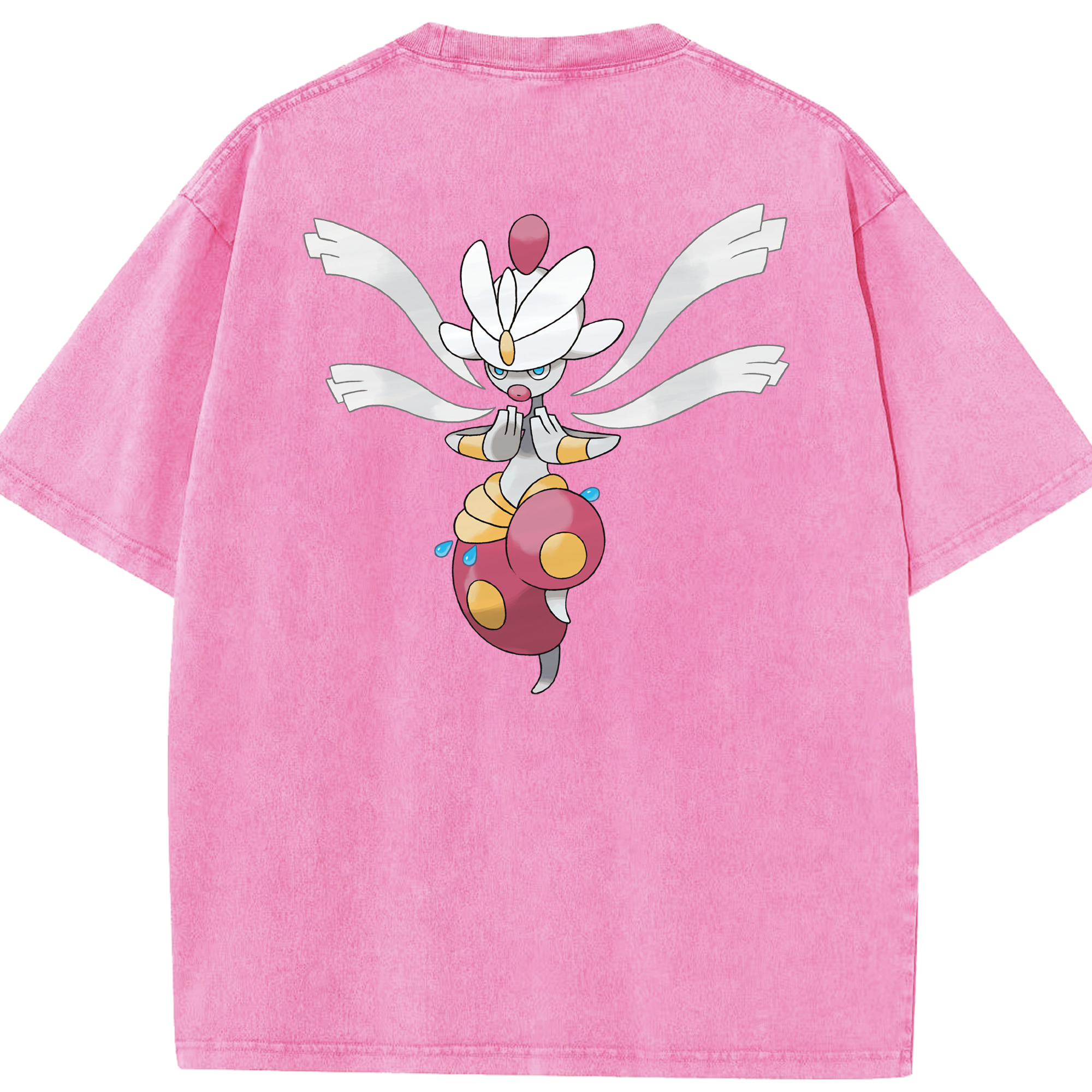 （画像用） ポケットモンスター Pokémon 綿100% ヴィンテージ風 半袖Tシャツ（背面プリント）